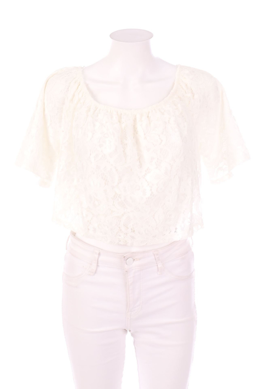 AMISU - Kurzarm-Bluse - XL