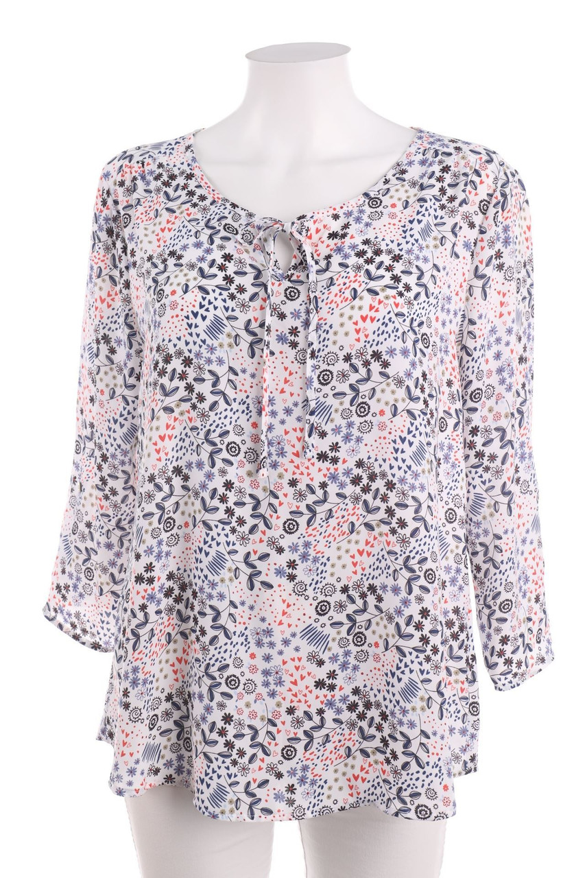 CANDA by C&A - Bluse mit 3/4-Ärmel mit Blumen-Print - D 42