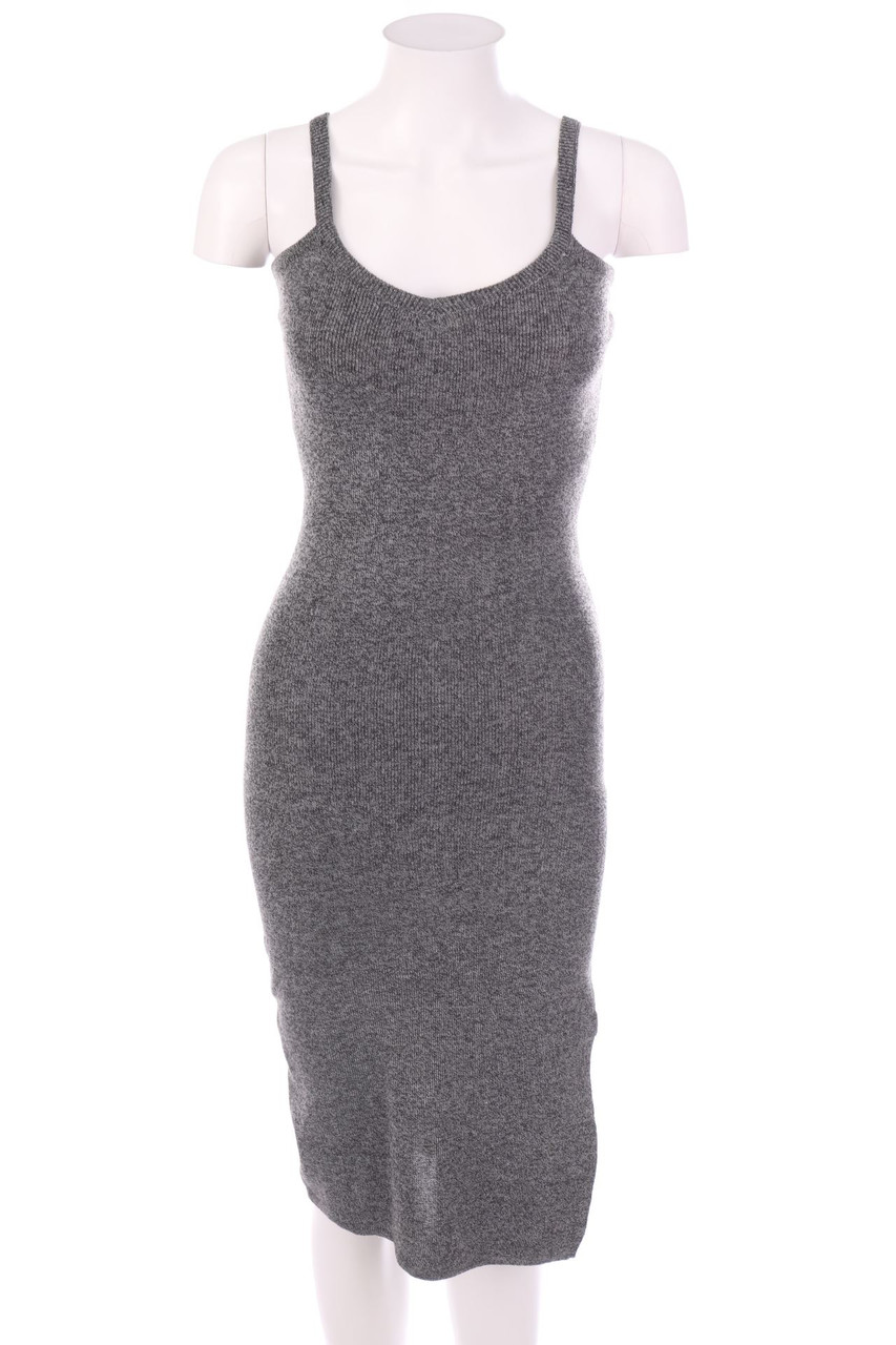 Ohne Label - Strickkleid mit Schlitz - D 32