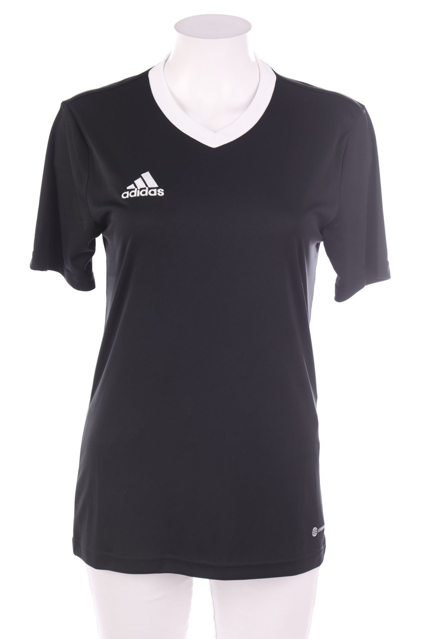 adidas - Sport T-Shirt mit Logo-Stickerei - D 36