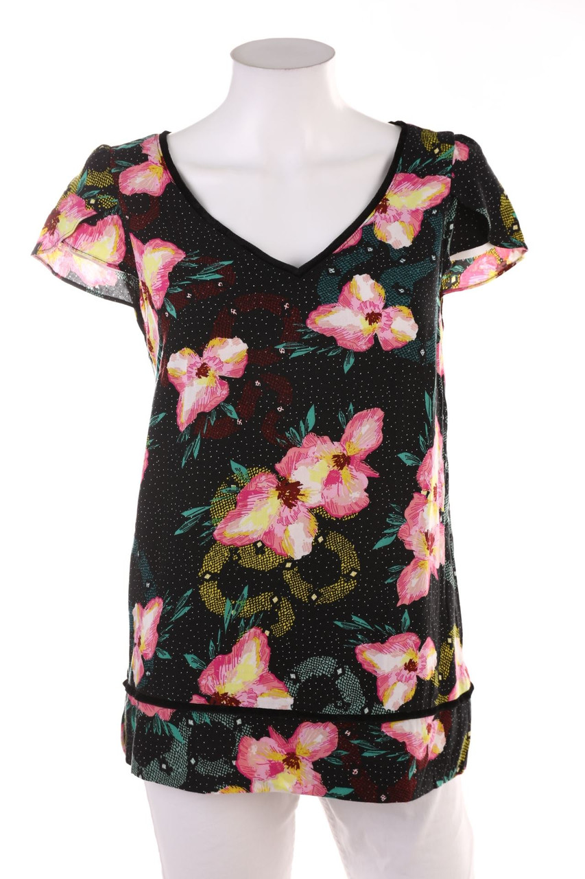 comma - Kurzarm-Bluse - S