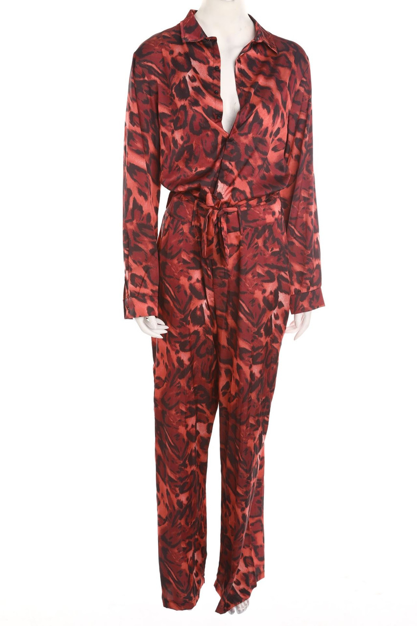 SECONDHAND - Jumpsuit mit Leo-Print - S