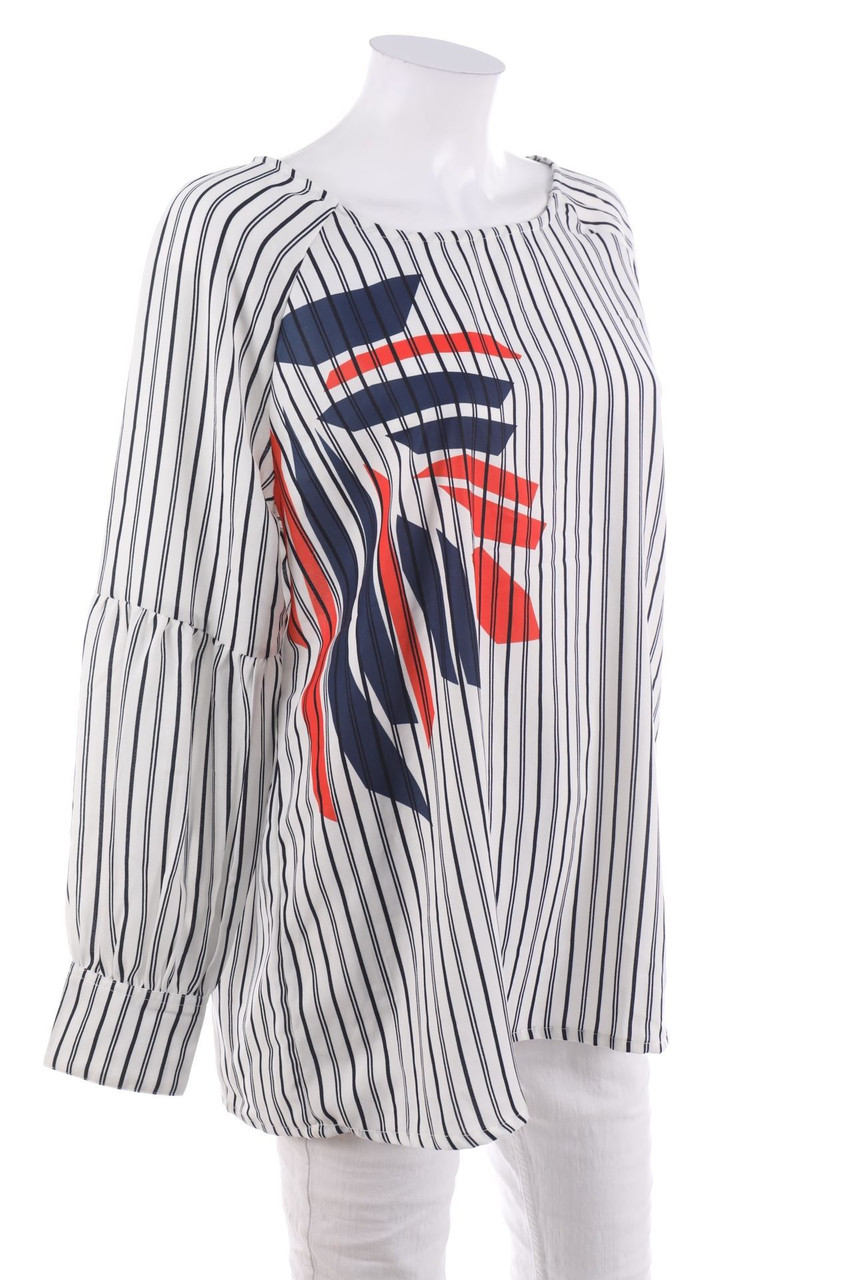 Ohne Label - Bluse mit Streifen - D 46