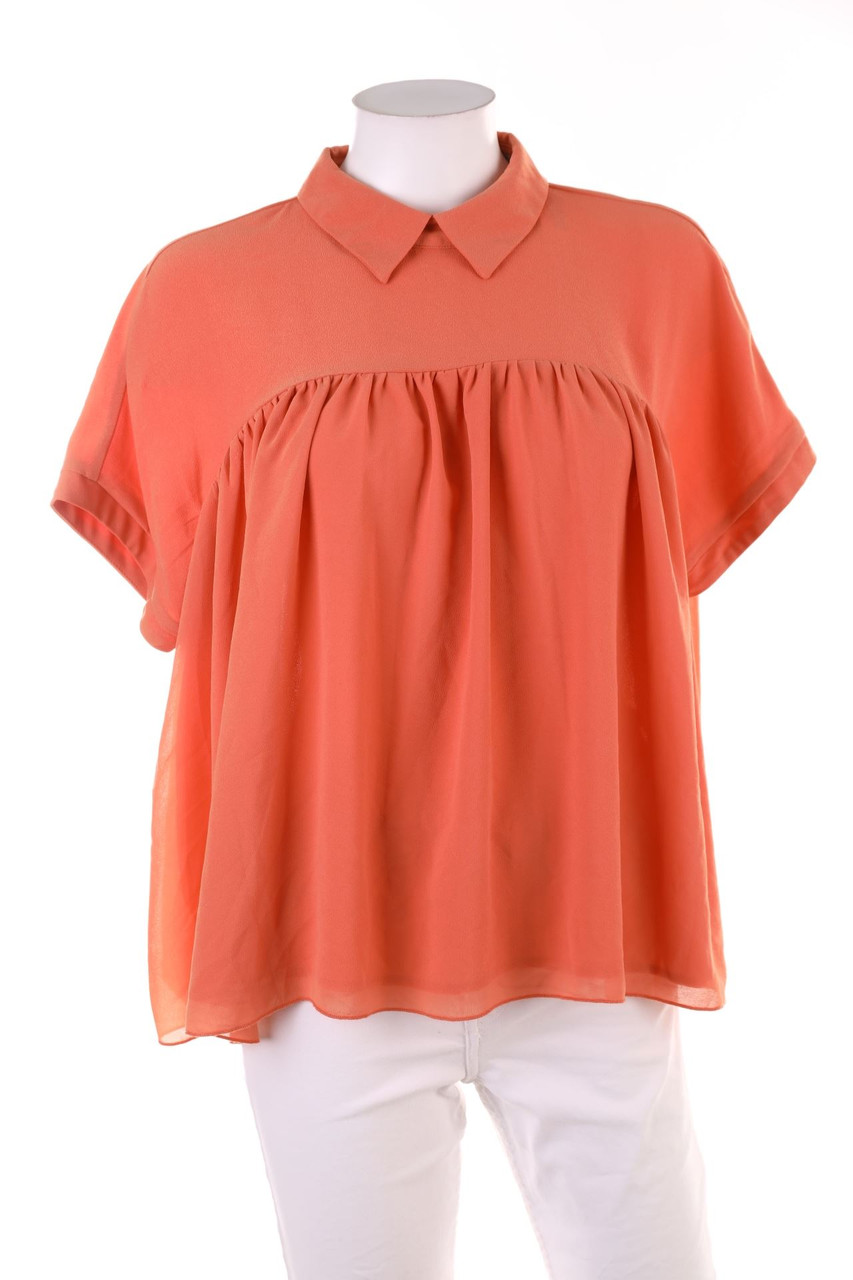 AMISU - Kurzarm-Bluse - M