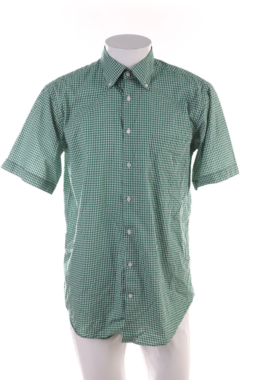 A.W. DUNMORE - Kurzarm-Hemd mit Karo-Muster - L