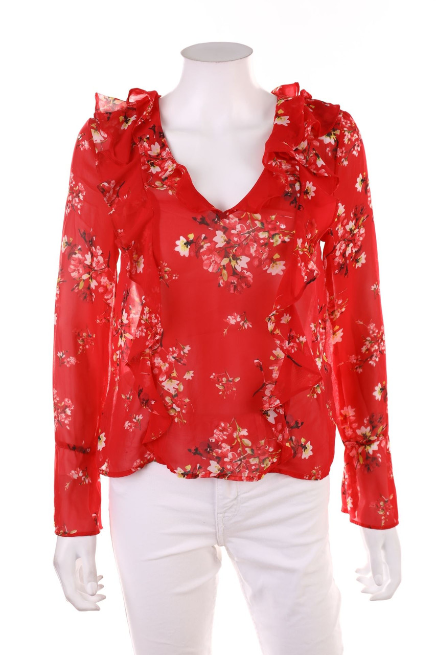 H&M - Volant-Bluse - M