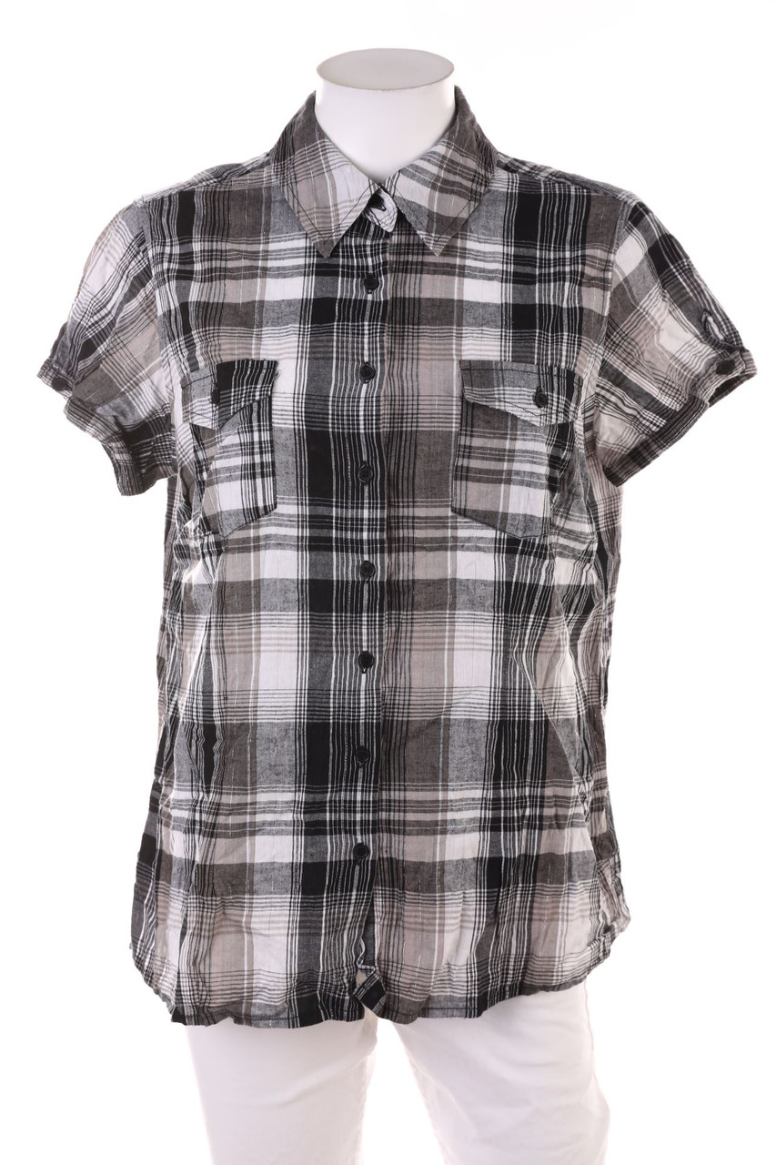 okay - Hemd-Bluse mit kurzem Ärmel - XL