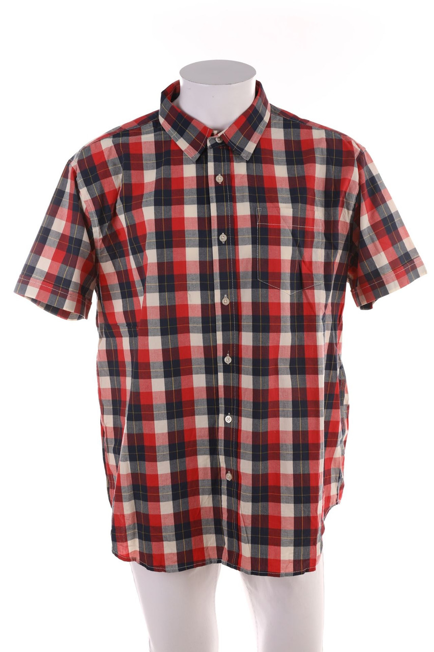 WATSON´S - Kurzarm-Hemd mit Karo-Muster - 2XL