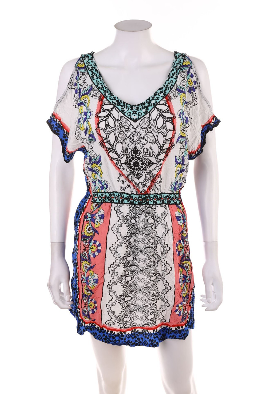 AMISU - Minikleid mit Cut-outs - M