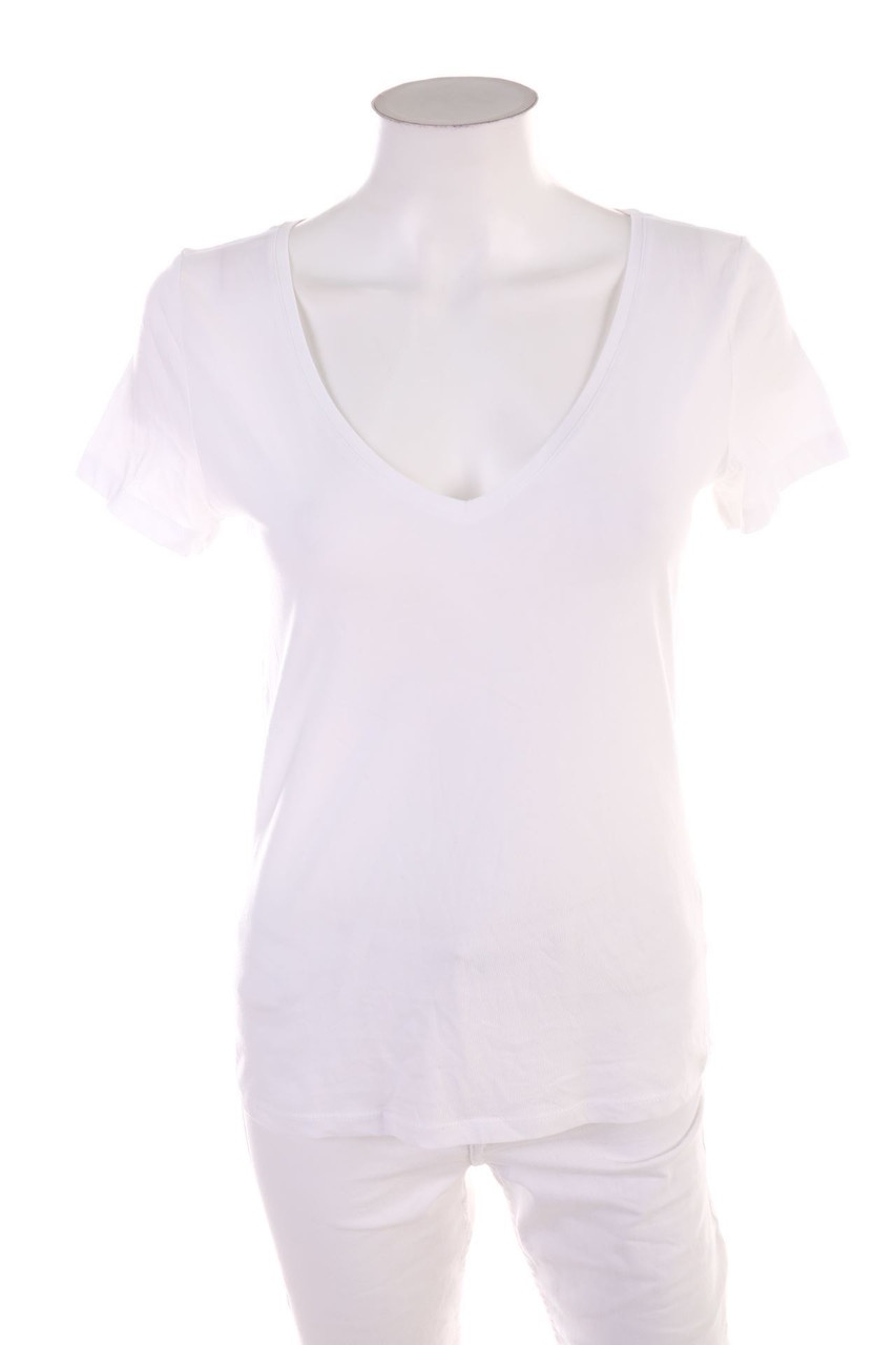Ohne Label - Basic-Kurzarm-Shirt - D 42