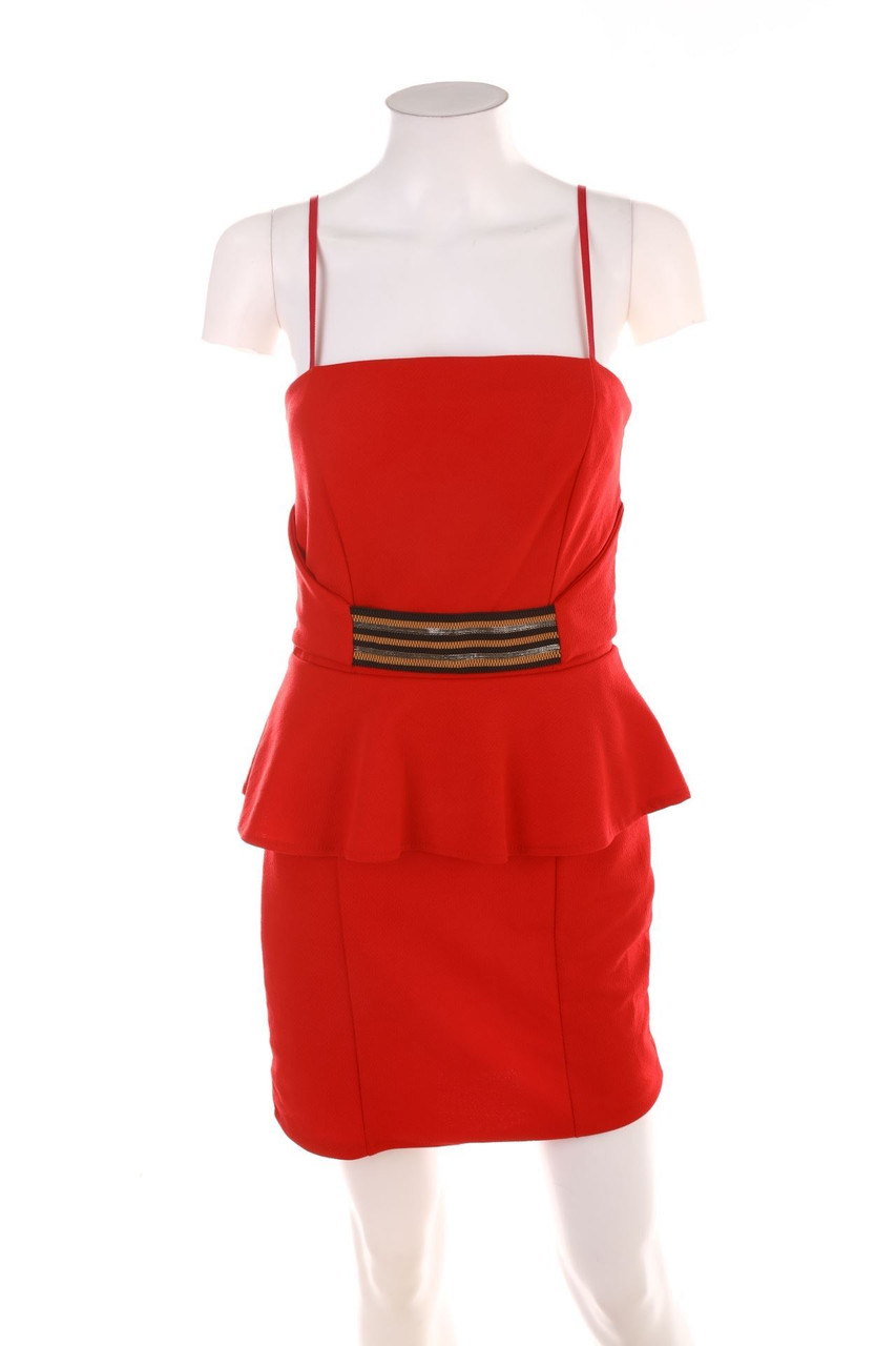 Ohne Label - Cocktailkleid mit Schößchen - D 34-36