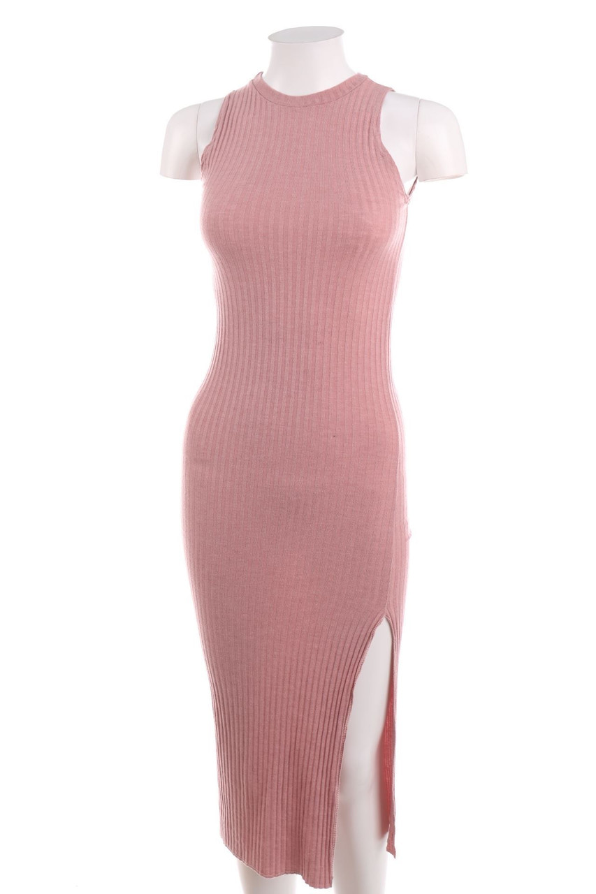 Ohne Label - Kleid mit Schlitz - D 32