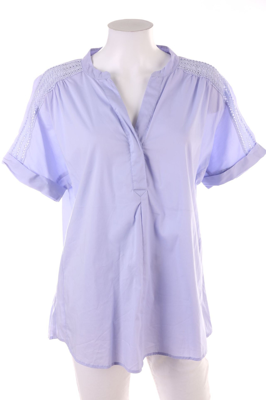 Iwie - Kurzarm-Bluse - XL