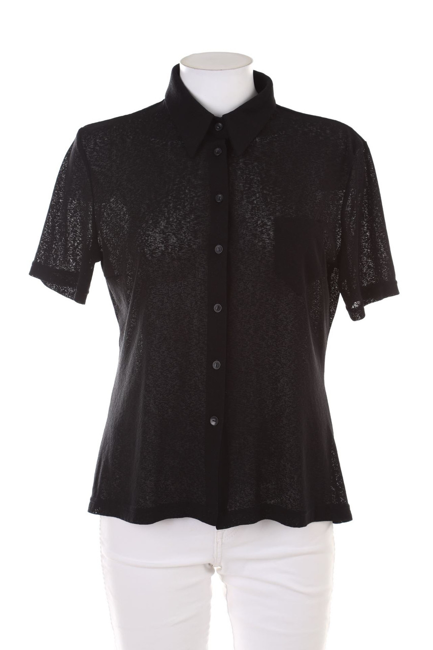 Ohne Label - Hemd-Bluse mit kurzem Ärmel - S