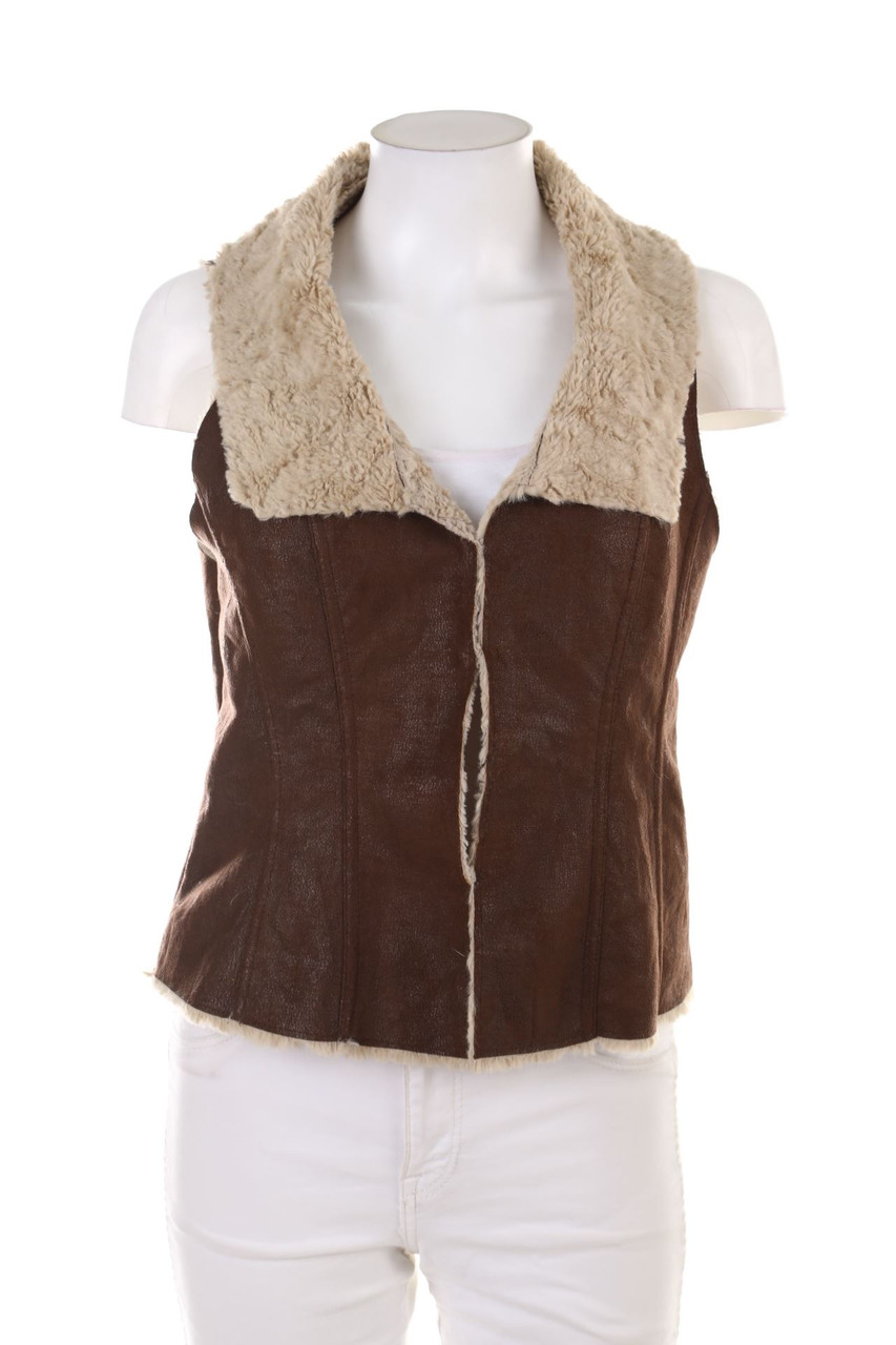 promod - Faux Shearling-Weste - M