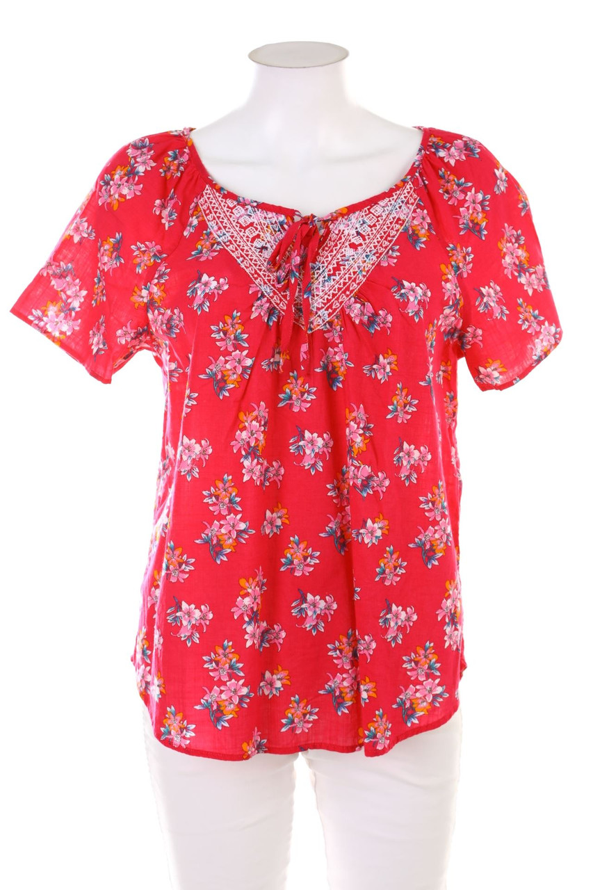 H&M - Kurzarm-Bluse - L