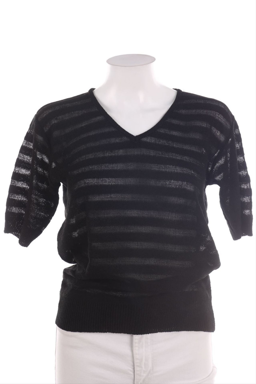 Ohne Label - Kurzarm-Strick-Pullover - M