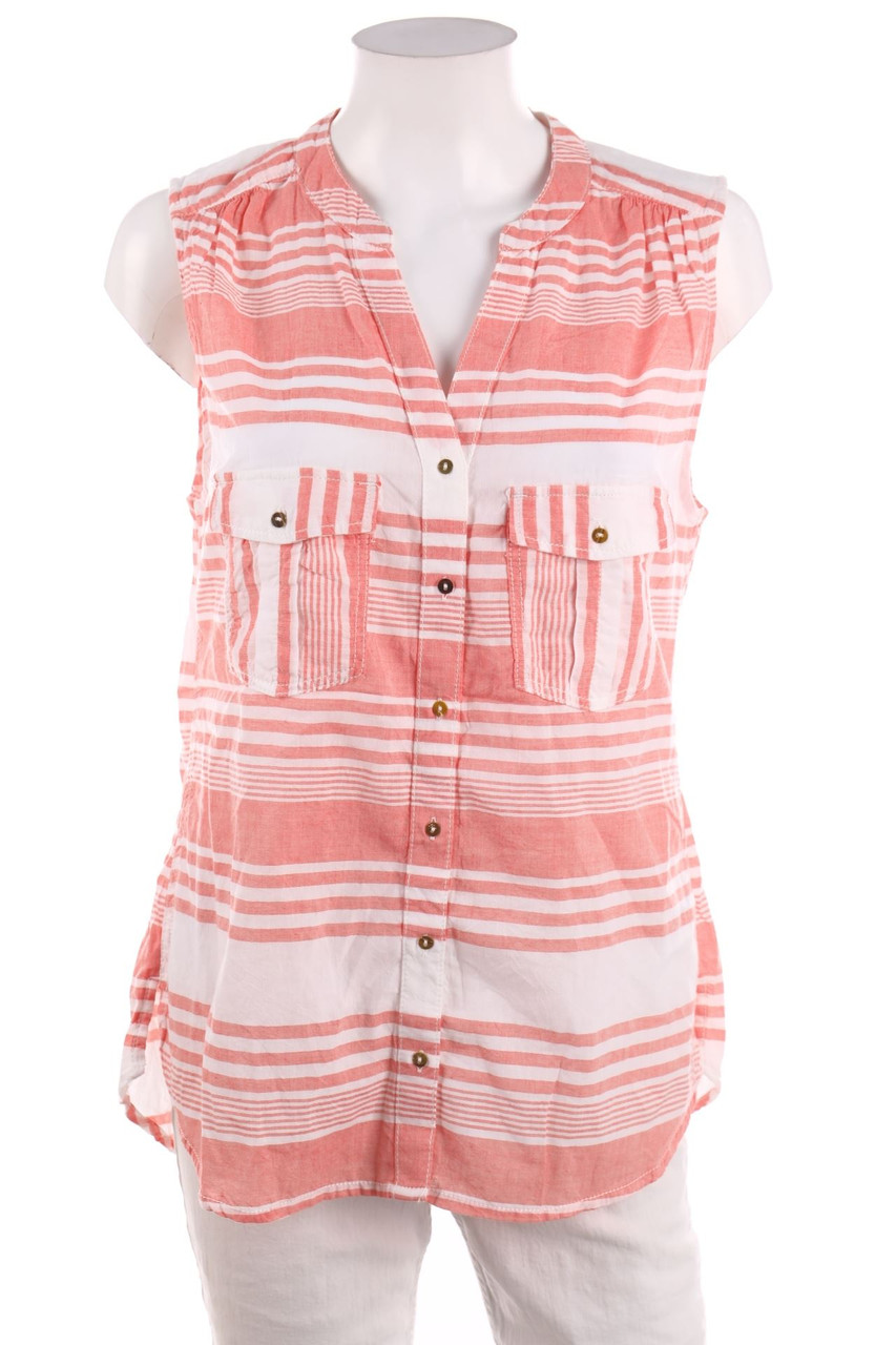 H&M - ärmellose Hemd-Bluse - L