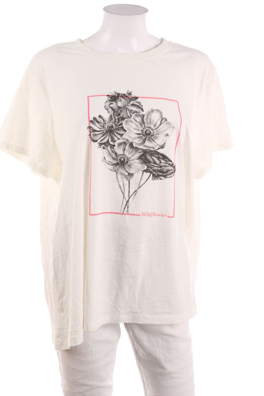 PRIMARK - Kurzarm-Shirt mit Print - 2XL