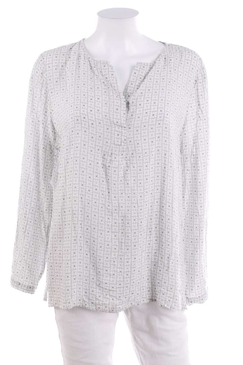 Ohne Label - Bluse mit Roll-up-Manschette - D 48