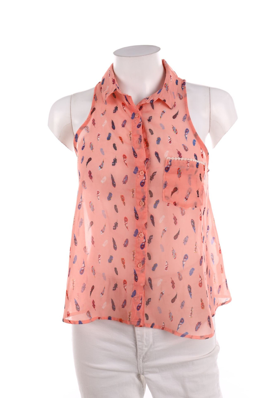 Bershka - Kurzarm-Bluse - S