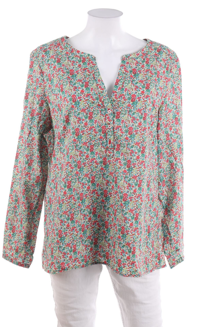 Ohne Label - Bluse mit Blumen-Print - D 44