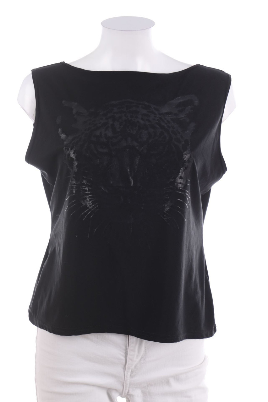 SECONDHAND - Y2K-Top mit Print - D 44