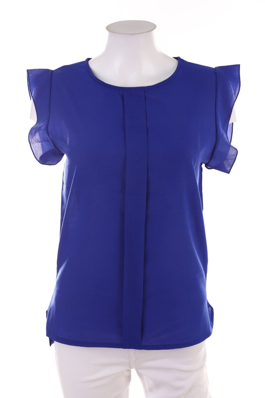 Ohne Label - Kurzarm-Bluse - M