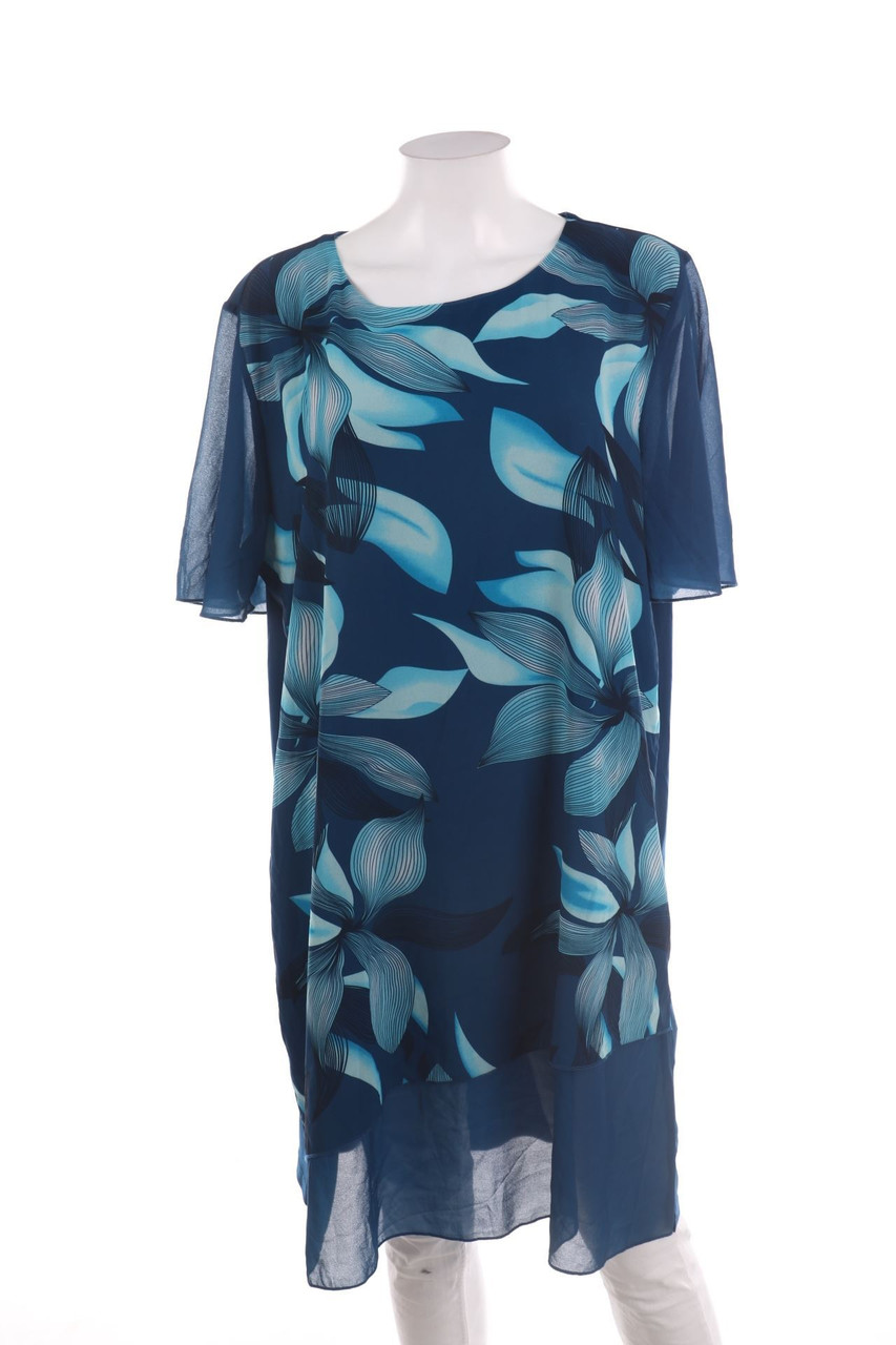 SECONDHAND - Kurzarm-Shirt mit Blumen-Print - 62