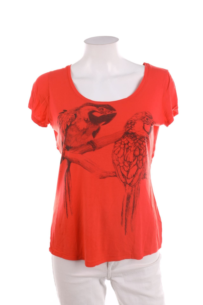 WE FASHION - Kurzarm-Shirt mit Print - M