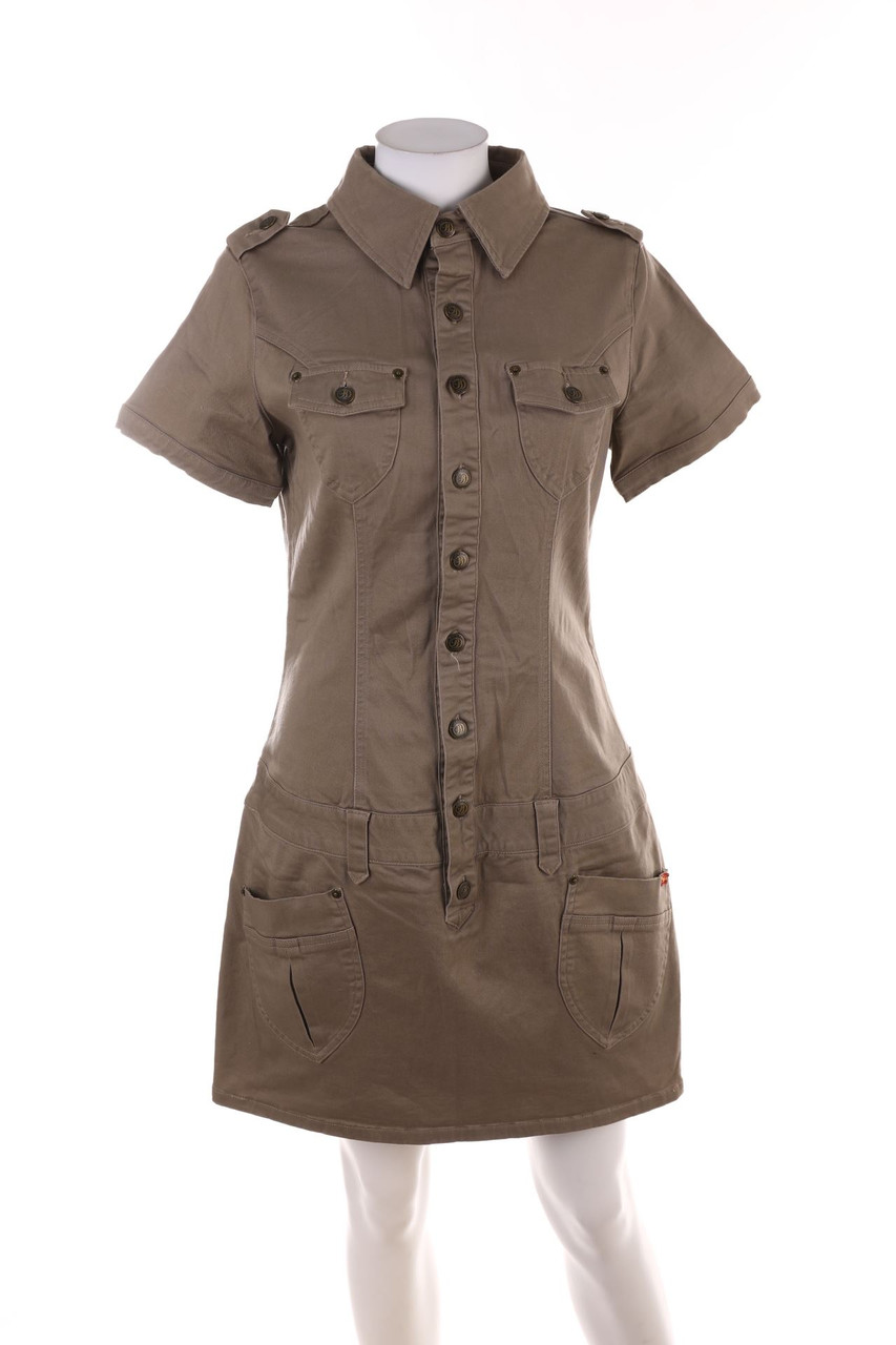 Buffalo LONDON - Blusenkleid mit Schulter-Riegeln - M