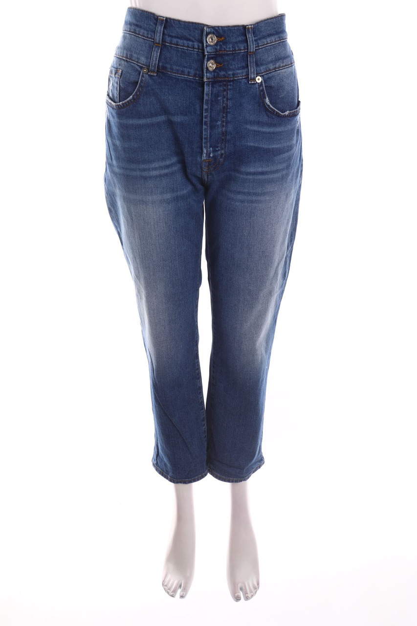 7 for all mankind - Distressed Straight Cut Jeans - W32