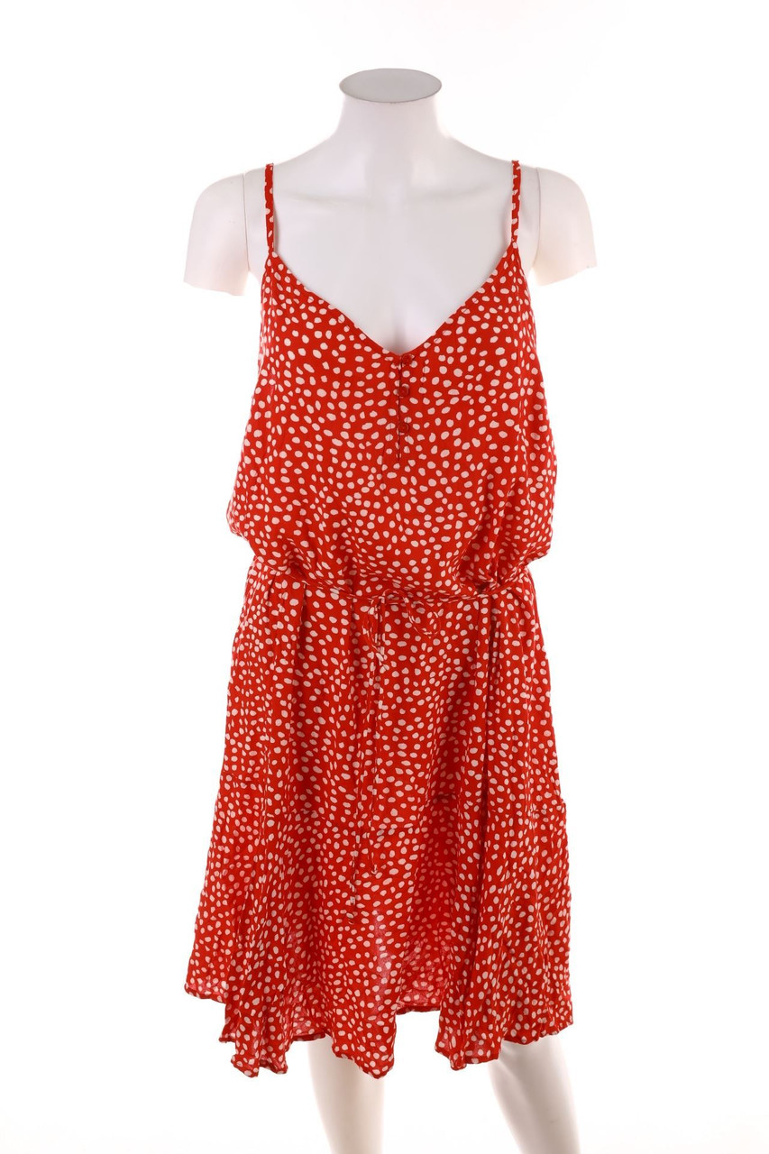 pieces - Kleid mit Pünktchen - 2XL