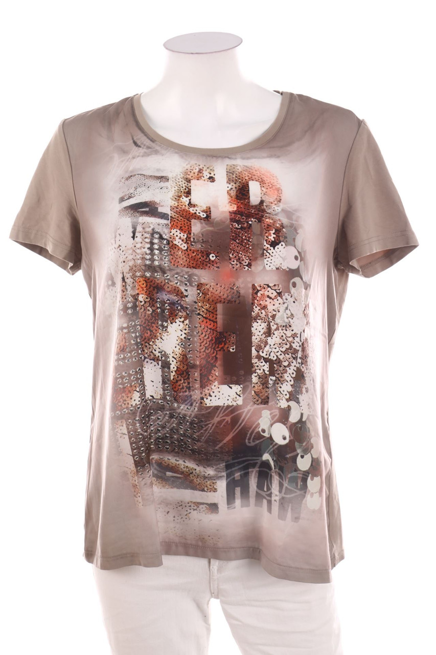 TAIFUN SEPARATES - Kurzarm-Shirt mit Print - M