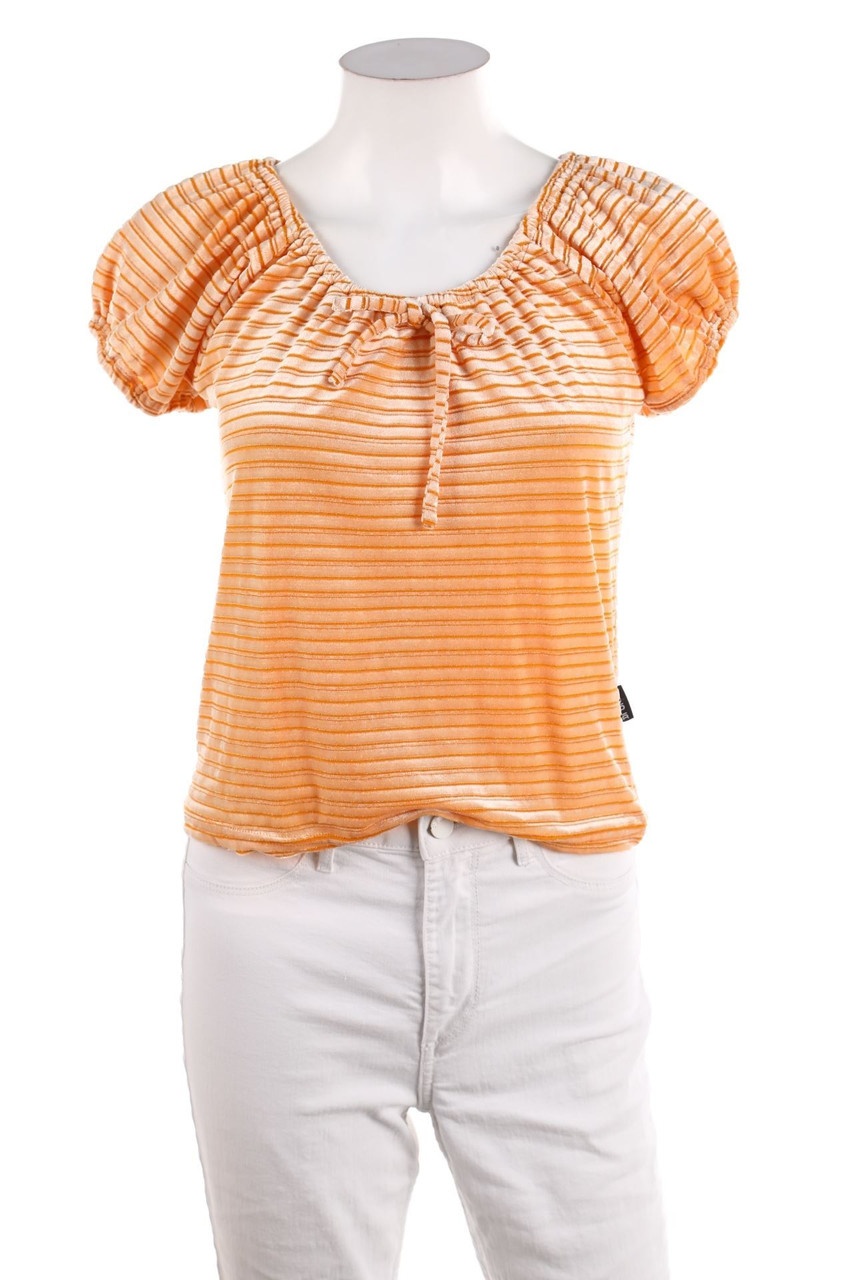 SECONDHAND - Kurzarm-Shirt mit Puffärmeln - D 38