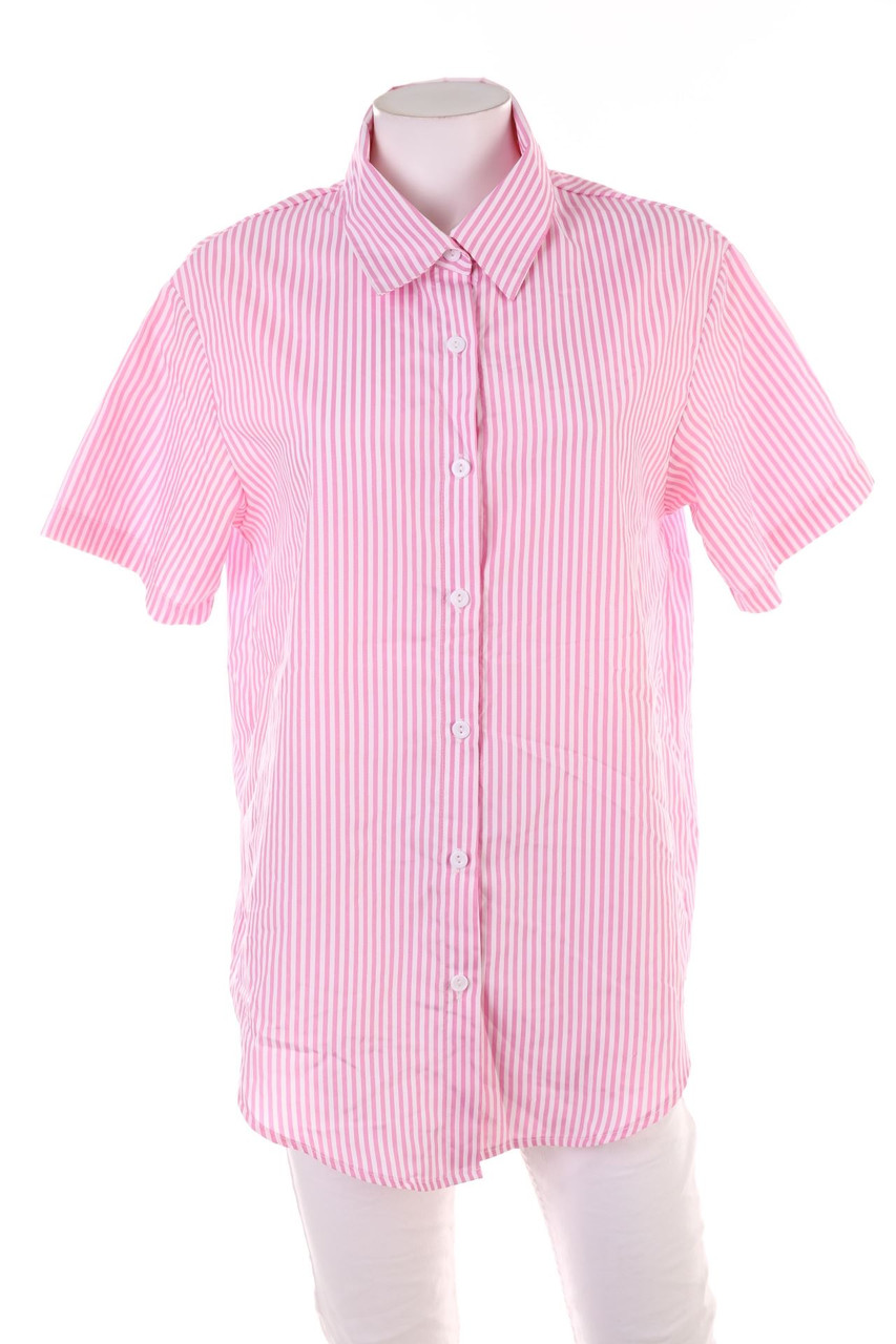 SHEIN - Hemd-Bluse mit kurzem Ärmel - M