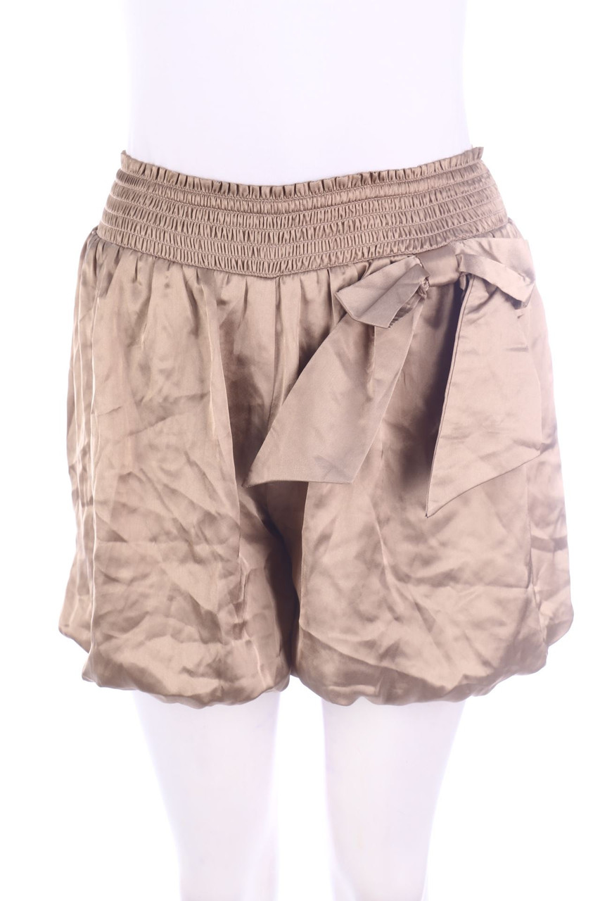 bonprix collection - Satin-Shorts mit Schleife - S