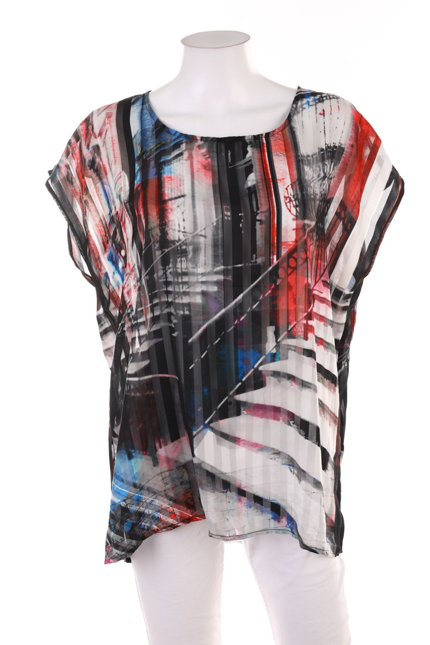 LIBERTY - Kurzarm-Bluse - 2XL