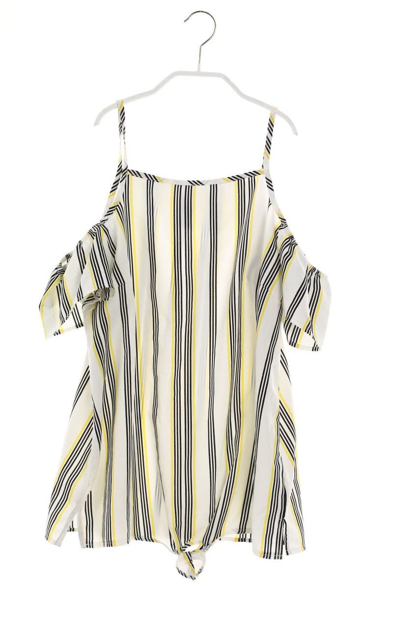 here+there C&A - Cold-Shoulder-Bluse mit Streifen - 170