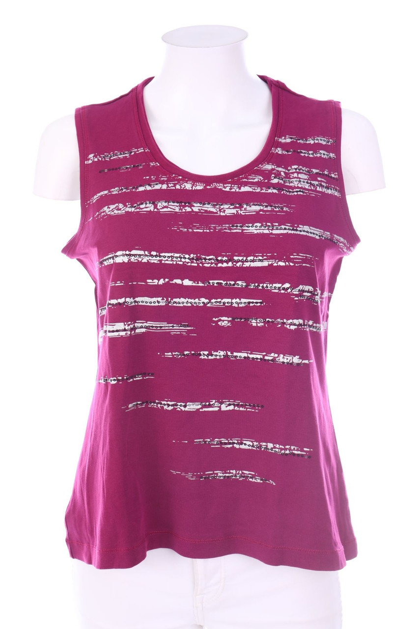 GINA LAURA - Strick-Top aus Baumwolle - M