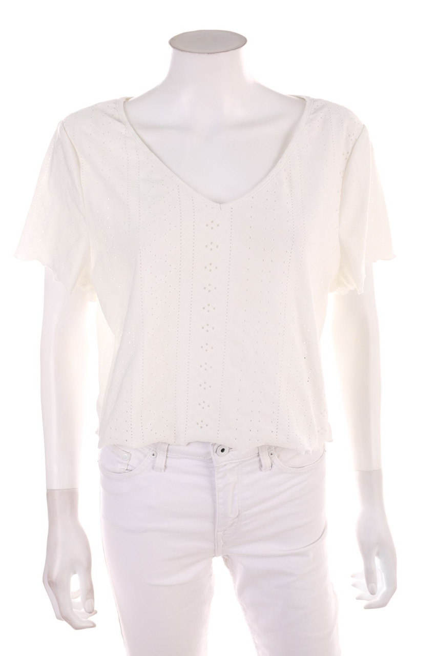 SHEIN - Kurzarm-Bluse - 2XL