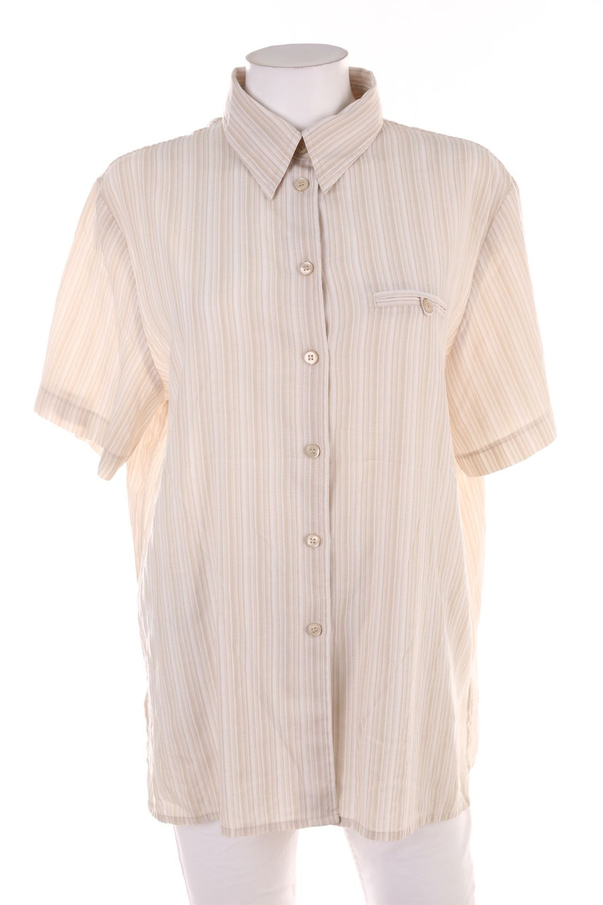 LA CARA Mode Vögele - Hemd-Bluse mit kurzem Ärmel - XL