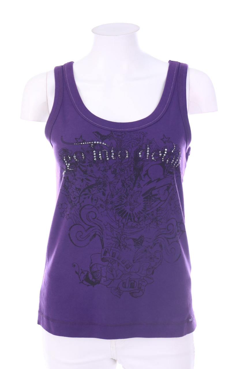 CECIL - Strick-Top aus Baumwolle - M