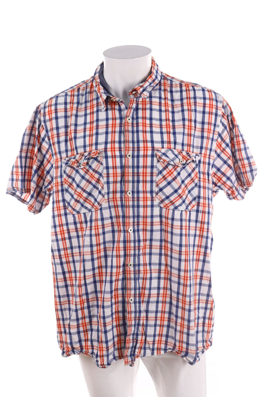 WATSON´S - Kurzarm-Hemd mit Karo-Muster - 2XL