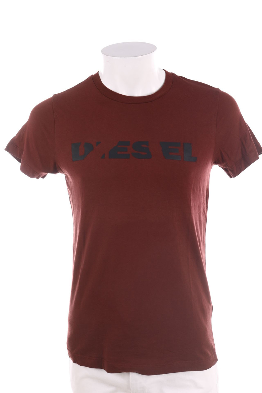 DIESEL - Baumwoll-T-Shirt mit Logo-Print - S