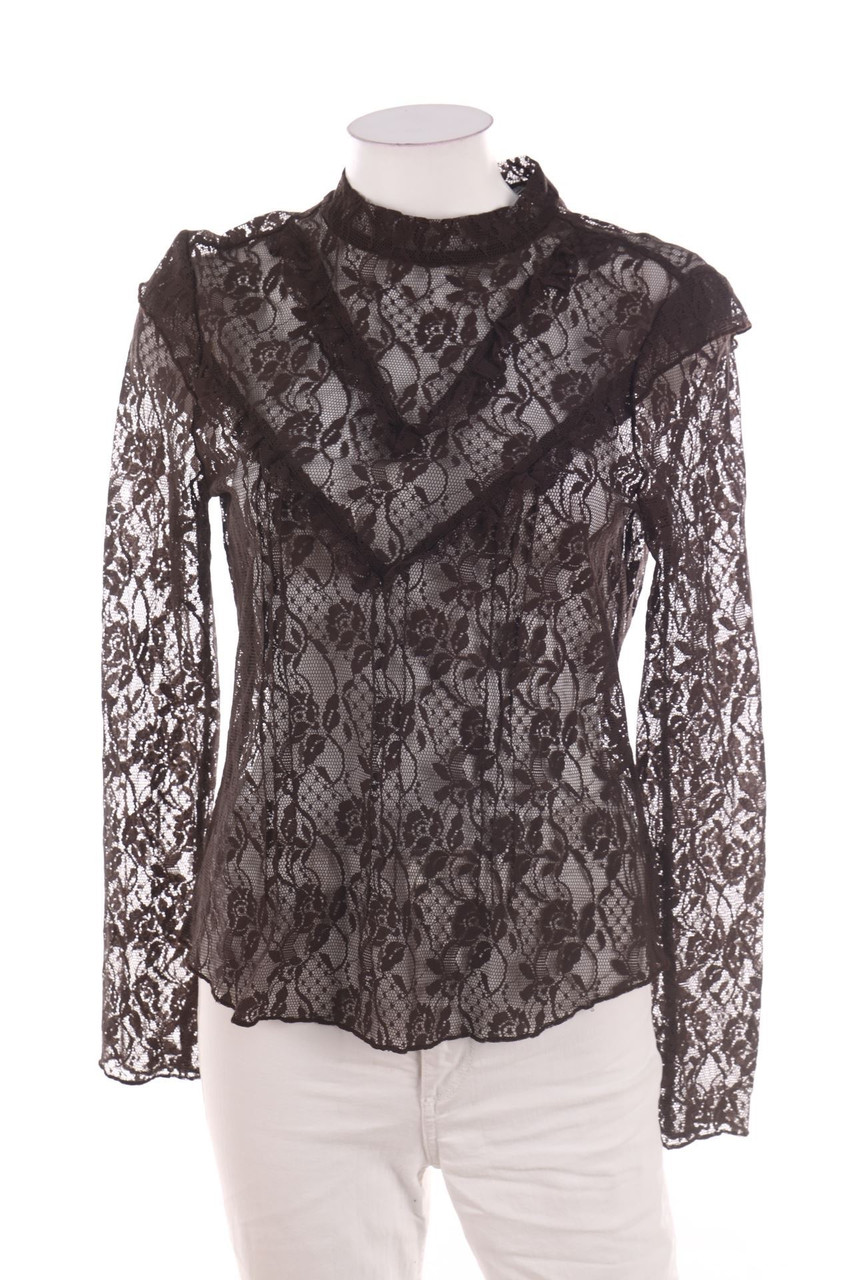 emozioni - Longsleeve-Shirt aus Spitze - S