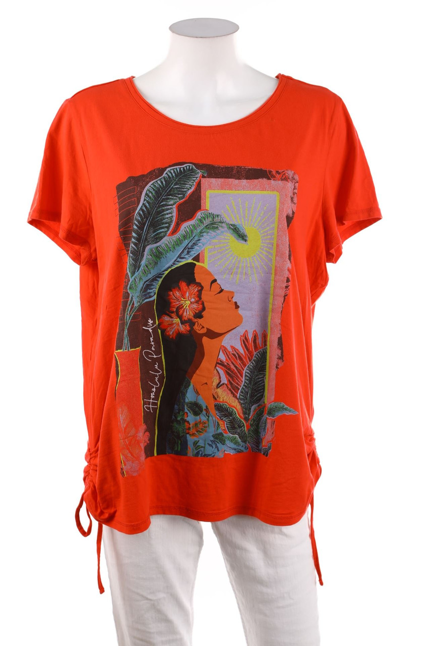 CECIL - Kurzarm-Shirt mit Glitzer - D 44