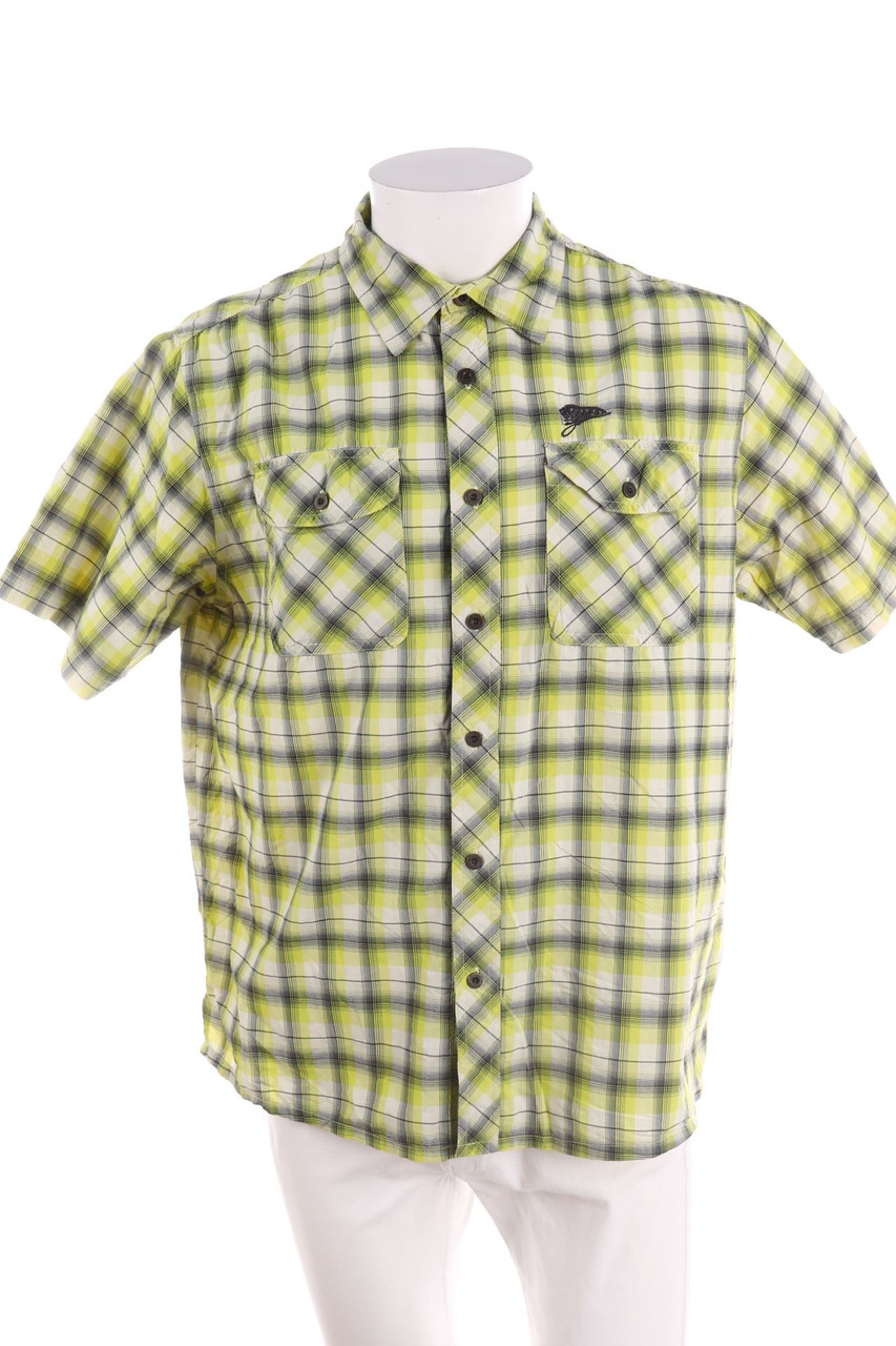 IGUANA - Karo-Kurzarm-Hemd - XL