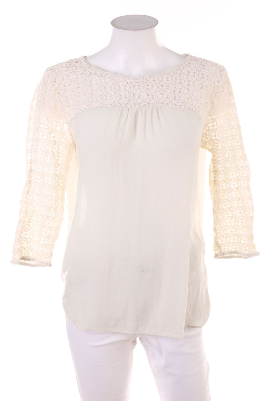 WE FASHION - Bluse mit Spitze - M