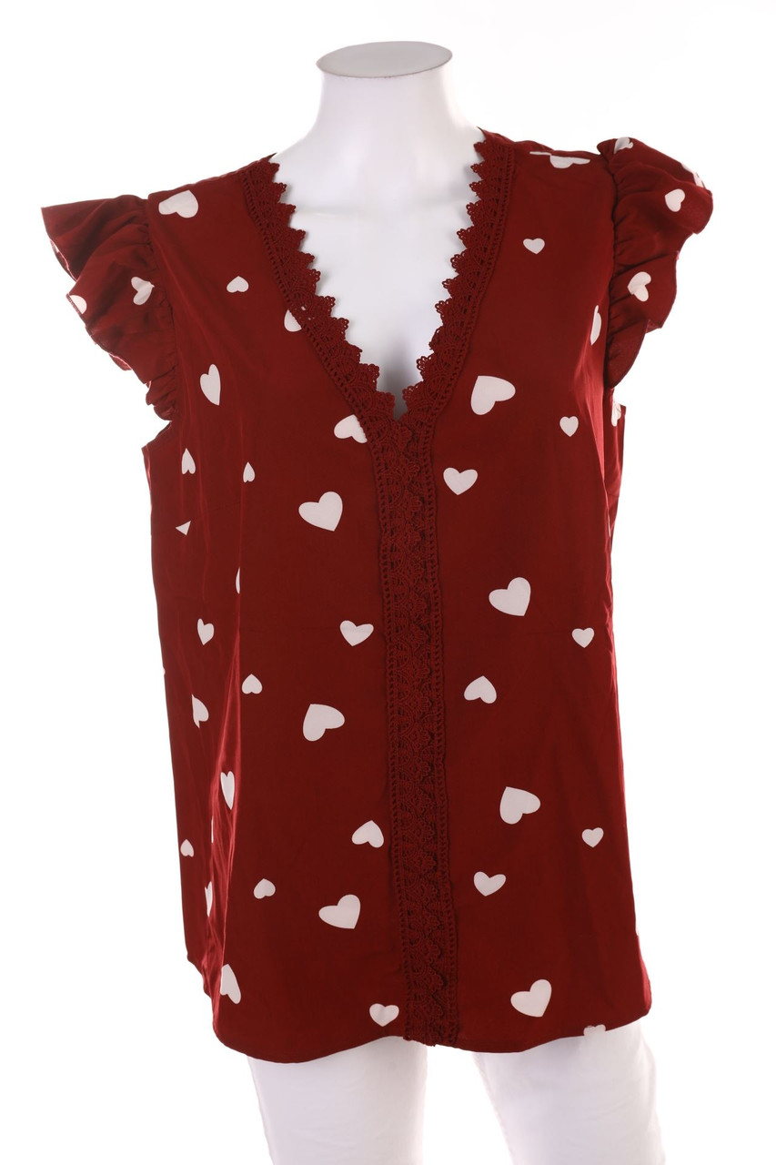 SHEIN - Kurzarm-Bluse - XL